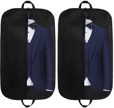 Immagine prodotto di Contenitore per vestiti 100 x 60 cm (set da 2) | Contenitore per vestiti con cerniera | Contenitore da viaggio e per la conservazione | Protegge da polvere, umidità e tarme