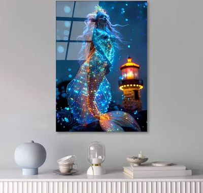 Image de Wallity, UV-1180 - 70 x 100, tableau acrylique, multicolore, 100 % verre trempé, 70 x 100 cm