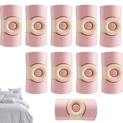 Produktbild von Bettlakenklammern - Bettlakenclips - Bettlakenhalter - 10 Stück - für Matratzen mit hohem Rand - Rosa - gegen verrutschende Bettlaken