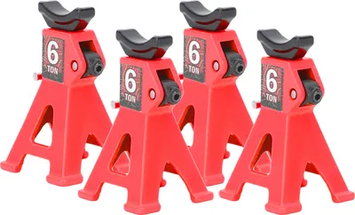 Obrázok produktu pre 4ks mini jack stojan nastaviteľný hliníkový zliatinový jack stojan 1/24 pre RC autá SCX24 (červený )