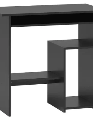 Zdjęcie produktu dla Stół komputerowy - biurko. Blat: płyta wiórowa. Konstrukcja: tworzywo sztuczne. Wymiary: 80 x 45 x 75 cm. Idealny do pracy w domu i w biurze
