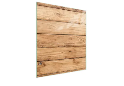 Produktbild von Kratzfestes Glas-Schneidebrett in Holz-Optik 45x52 cm