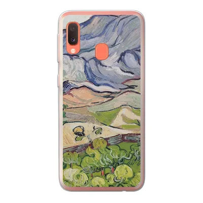 Produktbild von MuchoWow® Handyhülle Schutzhülle Hülle für Samsung Galaxy A20e Die Alpen - Vincent van Gogh Silikon Softcase Handy Hülle - Abdeckung