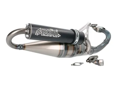 Obrázek produktu pro Výfukový systém Polini Sport Scooter Team 4 s homologací pro Peugeot horizontal