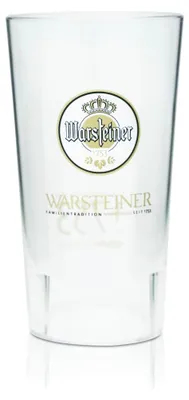 Produktbild von Warsteiner Bier Glas 0,3l Becher Mehrweg "1753" neu