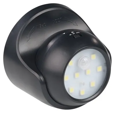 Image de Spot LED sans fil 2 W / 100 lm / 360° avec capteurs de mouvement et d'obscurité