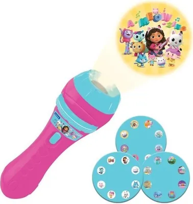 Image de Projecteur d'Histoires et Lampe Torche Gabby et la Maison Magique, 24 Images, Lumière Blanche, Dès 3 Ans