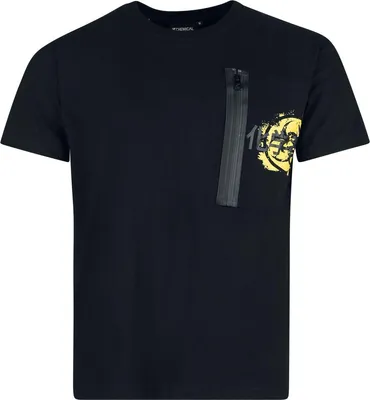 Produktbild von Chemical Black T-Shirt Herren Urwin Top Mens Black schwarz S