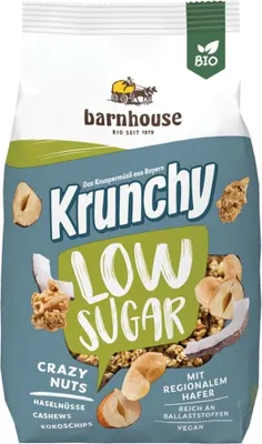 Zdjęcie produktu dla Krunchy Szalone orzechy o niskiej zawartości cukru 375g