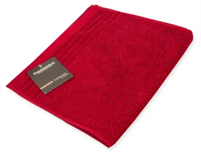 Produktbild von Traumschloss Frottier-Line Premium Gästetuch 30 x 50 cm dunkelrot 100% ägäische Baumwolle mit 600g/m²