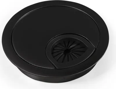 Produktbild von Kabeldurchführung McPower WB-02 aus Metall schwarz Ø70mm