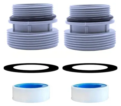 Obrázek produktu pro Sada dvou adaptérů pro bazénové hadice o průměru 40 mm, včetně těsnění
