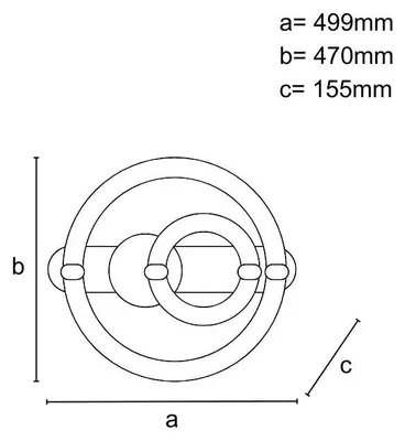Produktbild von LED-Deckenleuchte mit Fernbedienung, 120W - J3341/B