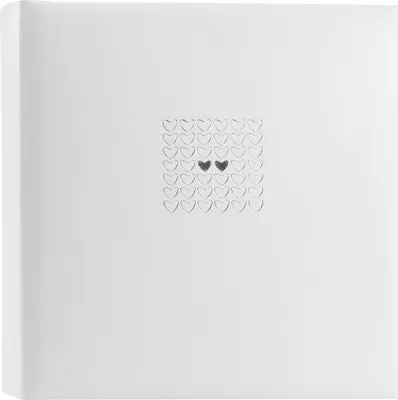 Immagine prodotto di Album fotografico Goldbuch Elegance Bianco 30x31 cm in Pelle finta con cuore in rilievo 100 pagine