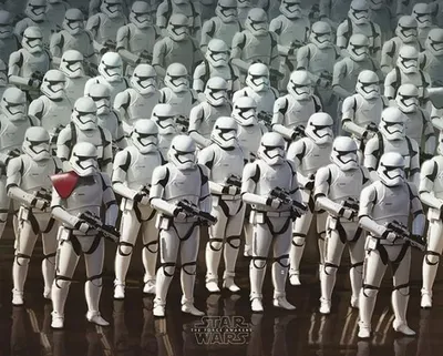 Image de STAR WARS Episode VII - Stormstroper Army - the Force Awakens - 40x50cm - Affiche Poster