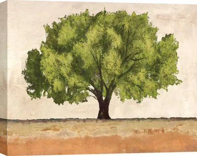 Produktbild von Leinwandbilder - Jan Eelder - Grüner Baum - 80 x 60 cm