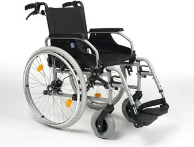 Produktbild von Leichtgewichtrollstuhl D200, mit Trommelbremse. B03.B06IN.AP6.C86.5.B74.B80,carbongrau>>>>SB 44 cm