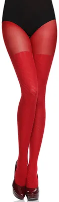 Produktbild von Merry Style Damen Strumpfhose Tida 60 DEN (Rot, L) .