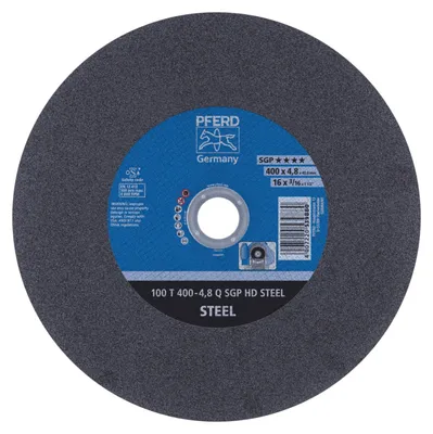 Produktbild von PFERD Stationary cut-off wheels SGP HD STEEL, Stahl, 10 Stück(e)