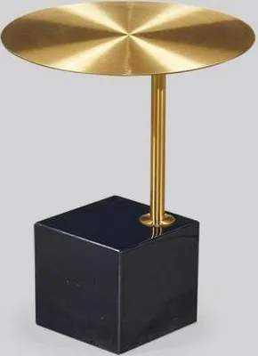 Immagine prodotto di Tavolino nero e oro di design Tavolini in metallo per il soggiorno