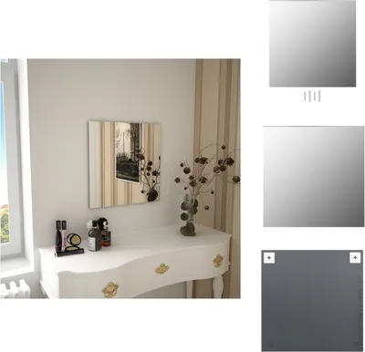 Immagine prodotto di vidaXL Specchio da parete 50 x 50 cm vetro quadrato - Specchio