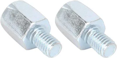 Obrázek produktu pro Adaptér pro zadní zrcátko motocyklu, 8 mm pravotočivý na 8 mm levotočivý, sada 2 kusů