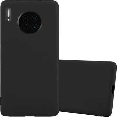 Obrázek produktu pro Cadorabo Case for Huawei MATE 30 Protective Cover in Black Pouzdro na mobilní telefon TPU Silicone Case Cover