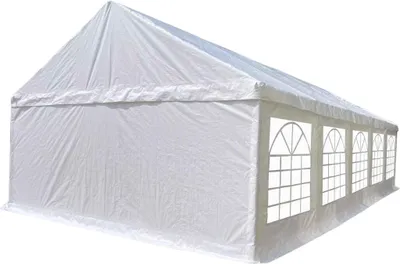 Produktbild von Partyzelt 5x10m Premium mit Fenstern und Reißverschlusstür
