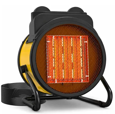 Obrázok produktu pre Elektrický ohrievač vzduchu 5000 W - Oranžová farba - 17x10x12 cm - Vhodný na vnútorné aj vonkajšie použitie