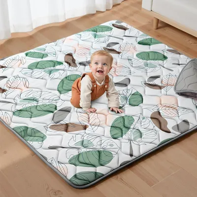 Produktbild von Elzusha – Dicke, faltbare Baby-Spielmatte mit rutschfester Unterseite