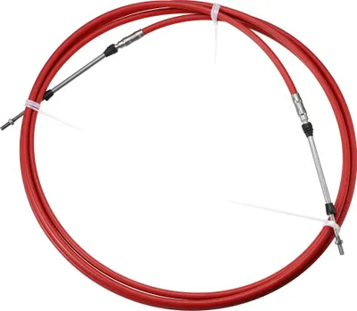 Produktbild von 1 Stück Marine Gashebel Fernbedienungsbox Kabel Rot 4 Meter