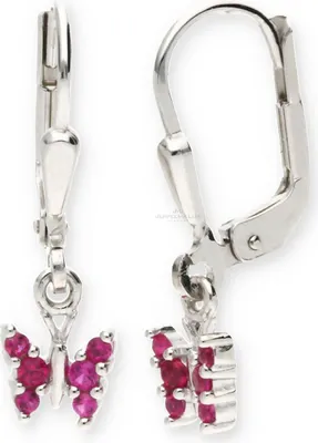 Produktbild von JuwelmaLux Ohrringe 925 Silber Schmetterling mit Zirkonia JL10-06-1760