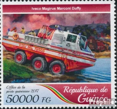 Produktbild von Briefmarken Guinea 2017 Mi 12629 (kompl. Ausgabe) postfrisch Feuerwehrfahrzeuge