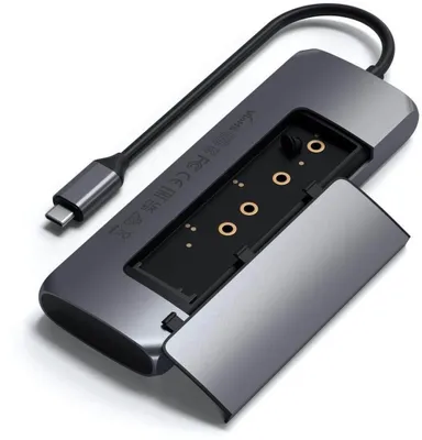 Obrázok produktu pre Satechi ST-UCHSEM, Kábel, USB 3.2 Gen 2 (3.1 Gen 2) Type-A, 100 W, Šedá, SATA, M.2