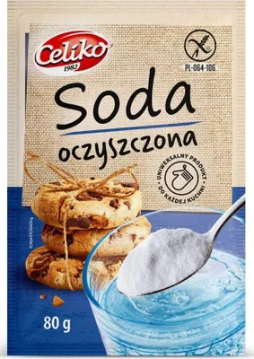 SODA OCZYSZCZONA BEZGLUTENOWA 80 g - CELIKO