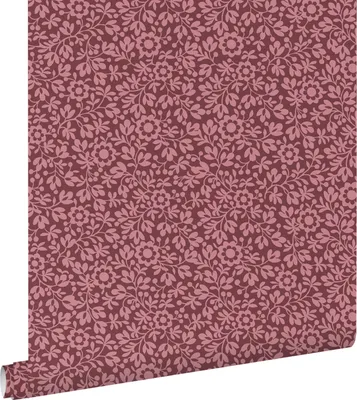 Produktbild von ESTAhome Tapete Blumen Aubergineviolett 50 x 900 cm