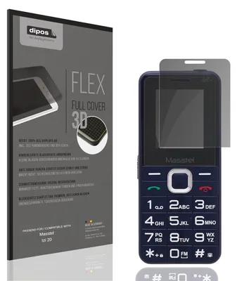 Produktbild von Full Cover Privacy Blickschutzfolie für Masstel Izi 20 Folie Anti-Shock