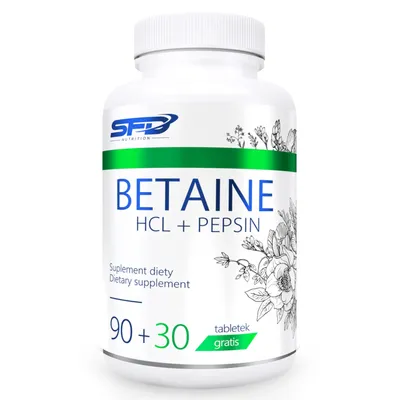 Productafbeelding van SFD Betaine HCl + pepsine, 120 tabletten
