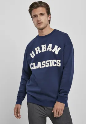 Produktbild von Urban Classics Pullover College Print Crew Burgundy-L