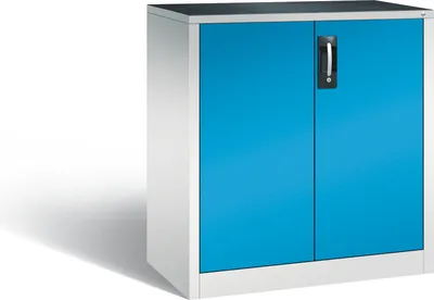 Produktbild von C+P Flügeltürenschrank Acurado, H1000xB930xT500mm, 7035/5012