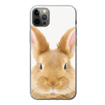 Produktbild von MuchoWow® Handyhülle Schutzhülle Hülle für iPhone 12 Pro Max Kinder - Kaninchen - Kind - Mädchen - Jungen Silikon Softcase Handy Hülle - Hartschale