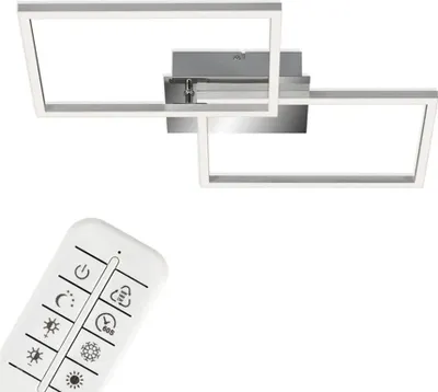 Zdjęcie produktu dla Briloner CCT LED designerska lampa sufitowa kwadratowa Lampa sufitowa