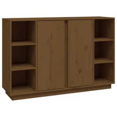 Produktbild von Sideboard Honigbraun 120x35x80 cm Massivholz Kiefer