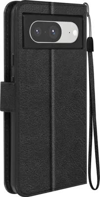 Produktbild von Mayaxess, Google Pixel 8 Wallet Case Standfunktion mit Handschlaufe, Schwarz
