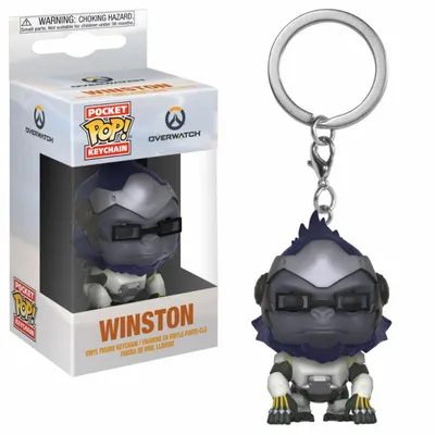 Produktbild von Overwatch - Winston  - Schlüsselanhänger Funko Pocket POP! Keychain