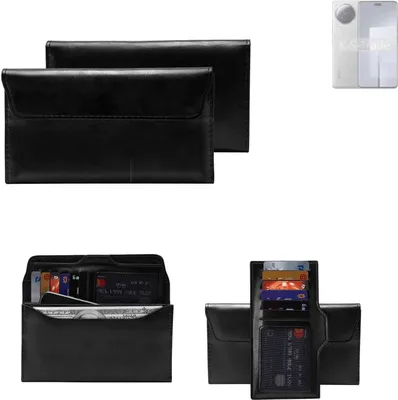 Produktbild von K-S-Trade Handy Hülle kompatibel mit Xiaomi Civi 3 Schutz Hülle Tasche Schutz Case Handytasche Kunstleder schwarz, 1x