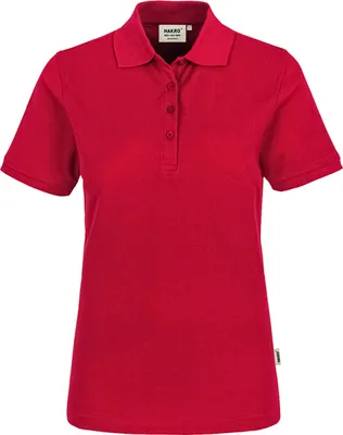 Produktbild von HAKRO Damen Poloshirt Classic 110, rot, XS