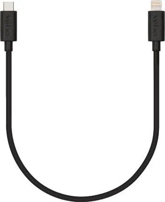 Productafbeelding van Veho VCL-004-MFI-C-20CM, 0,2 meter, Lightning, USB-C, mannelijk, mannelijk, zwart