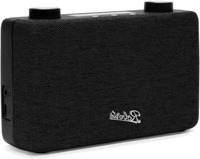 Productafbeelding van Draagbare Radio - DAB FM - Muziek Luisteren - 20 Voorkeuzestations - USB-C Opladen - Zwart