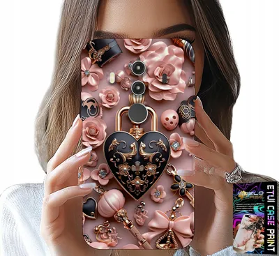 Image de Etui Pour Huawei Mate 10 Pro - Feminine Designs Padlock Heart Case + Glass